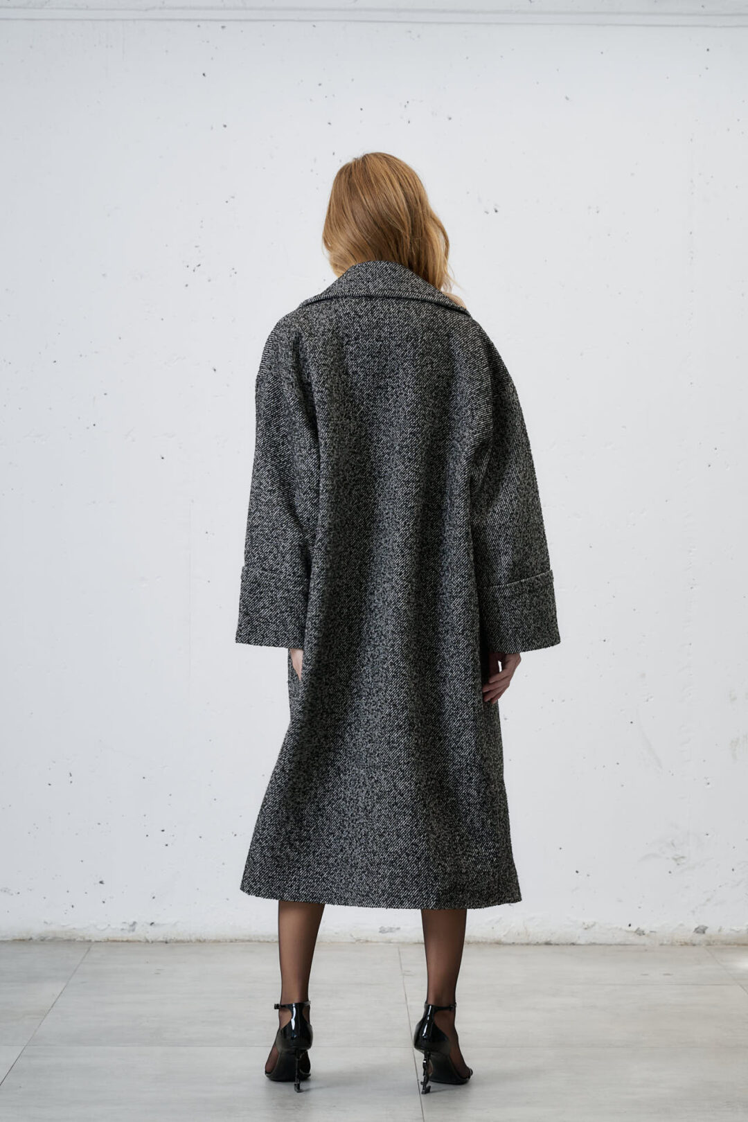 coat herringbone